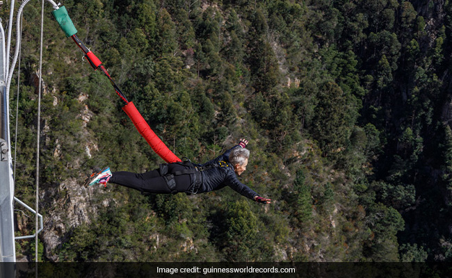50-Year-Old Woman Bungee Jumps 23 Times In 1 Hour, Breaks World Record