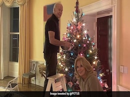 US President Joe Biden Decorates Christmas Tree At White House US President Joe Biden Decorates Christmas Tree At White House