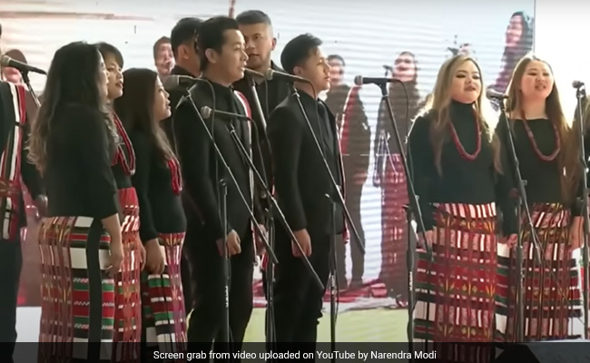 Watch: North Eastern Band Performs Beautiful Rendition Of <i>'Vande Mataram'</i> In Front Of PM Modi
