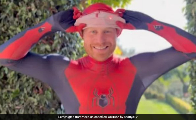 Dressed As Spider-Man, Prince Harry Shares Heartwarming Christmas Message For Children
