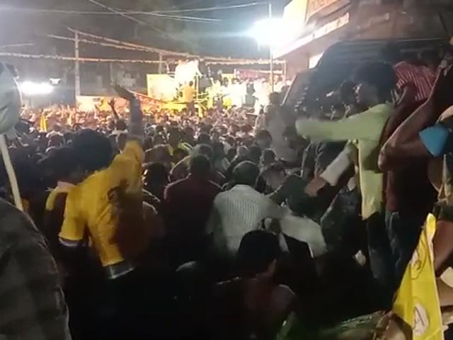 8 Dead After Falling In Drain At Chandrababu Naidu's Andhra Roadshow