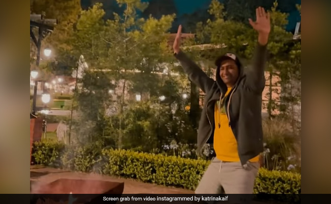 A Scene From Katrina Kaif And Vicky Kaushal's Anniversary Celebrations In The Mountains