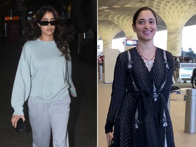 Airport Style Diaries, Featuring Janhvi Kapoor And Tamannaah
