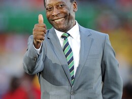 When King Pele Enjoyed 'Beautiful Game' With School Children In Delhi