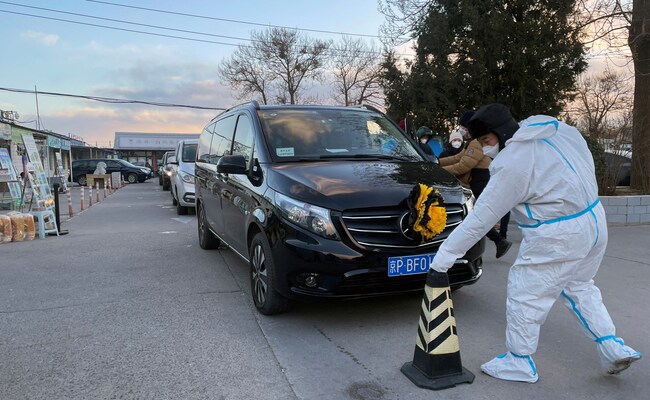 Hearses Queue At Beijing Crematorium Despite No New Covid Deaths In China