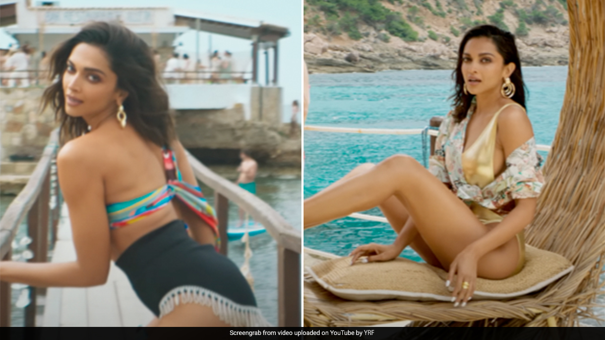 From Sequin Sarongs To Cutout Swimsuits, Here's Every Fabulous Look Of Deepika Padukone's From <i>Besharam Rang</i>