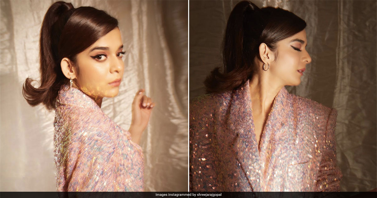 Mithila Palkar's Winged Eyeliner With A Slinky Ponytail Are This Season's Party Starters