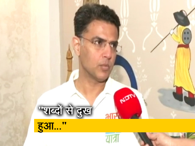 गहलोत जी ने जो बातें कहीं उनसे दुख हुआ, राजनैतिक व्यक्ति हूं, लेकिन मैं इंसान भी हूं: सचिन पायलट