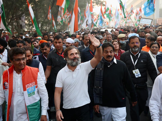 24x7 Hindu Muslim Hatred Being Spread Says Rahul Gandhi In Delhi