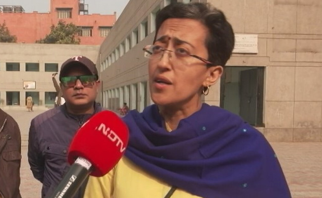 "Look At The State Of Garbage": AAP's Atishi To NDTV On Delhi Poll Day