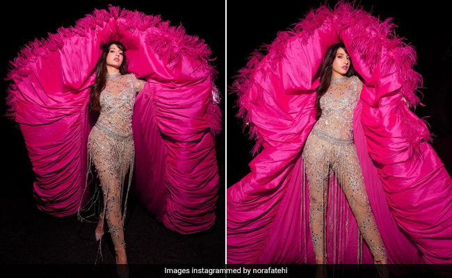 "The Category Is Glam" And Nora Fatehi Wins Not Just This, But Every Round Dazzling In A Silver Jumpsuit
