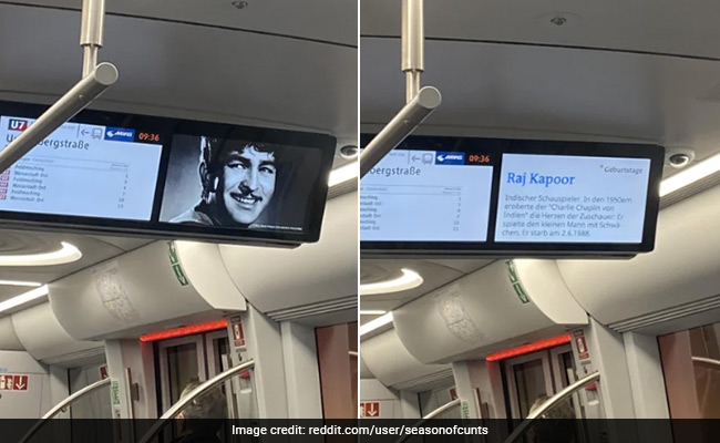 Viral Photo: Munich Underground Railways Pays Tribute To Raj Kapoor