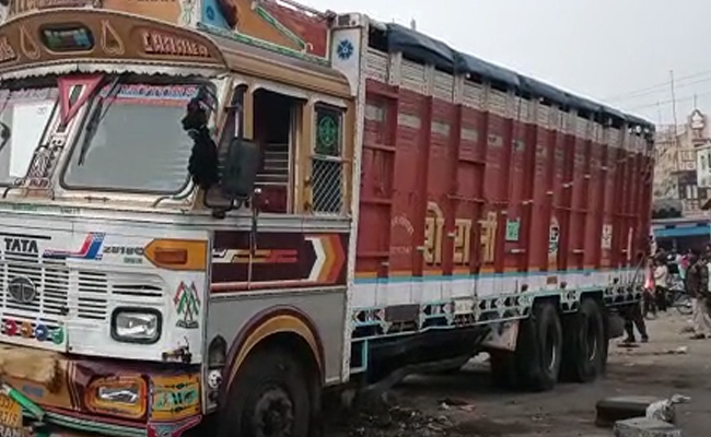 On Camera, Truck Rams People At Bus Stop In Madhya Pradesh; 6 Dead