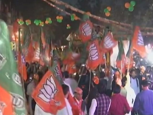 BJP Bigwigs On The MCD Campaign Trail