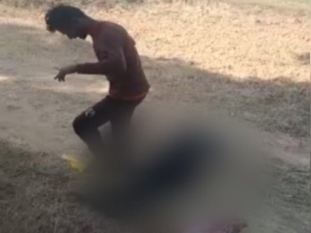 On Camera, Man Beats Woman In Madhya Pradesh After She Refused To Marry Him