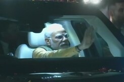PM's 2nd Mega Road Show In Gujarat Ahead of Phase 2 Polling PM's 2nd Mega Road Show In Gujarat Ahead of Phase 2 Polling