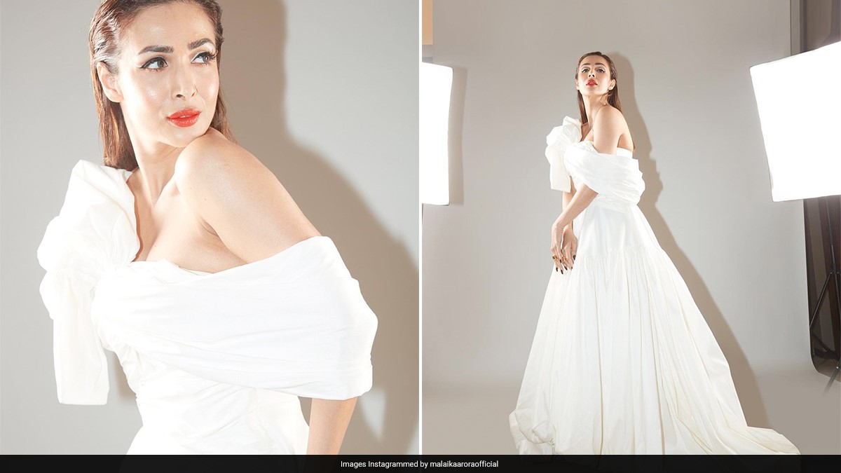 Malaika Arora's Rachel Gilbert White Gown Has All The Mid-week Drama We Need