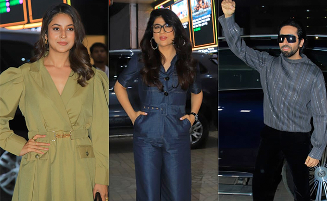 Shehnaaz Gill, Tahira Kashyap And Other Guests At Ayushmann Khurrana's <i>An Action Hero</i> Screening