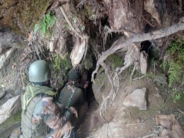 Terrorist Hideout Busted In Jammu And Kashmir's Kishtwar Terrorist Hideout Busted In Jammu And Kashmir's Kishtwar