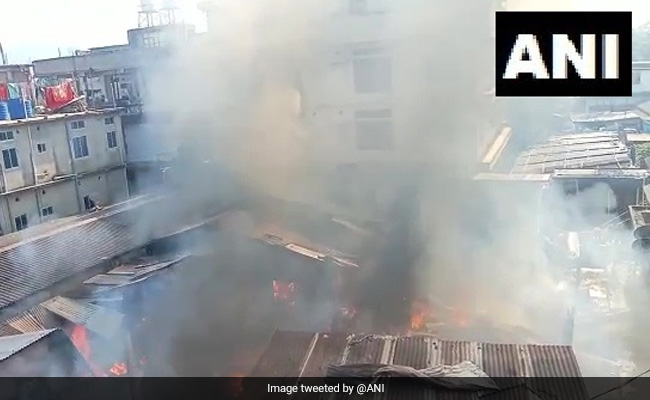 Massive Fire At Residential Area In Guwahati, Several Houses Damaged