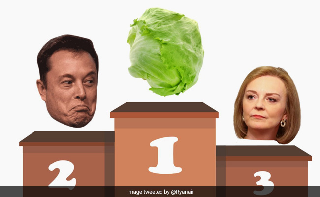 ''Who Lasted The Longest'': Tweet Pokes Fun At Elon Musk Using Liz Truss' Lettuce Joke