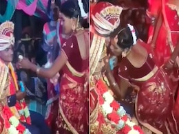 स्टेज पर मिठाई को लेकर जीजा-साली में हुई नोकझोंक, VIDEO हुआ वायरल स्टेज पर मिठाई को लेकर जीजा-साली में हुई नोकझोंक, VIDEO हुआ वायरल