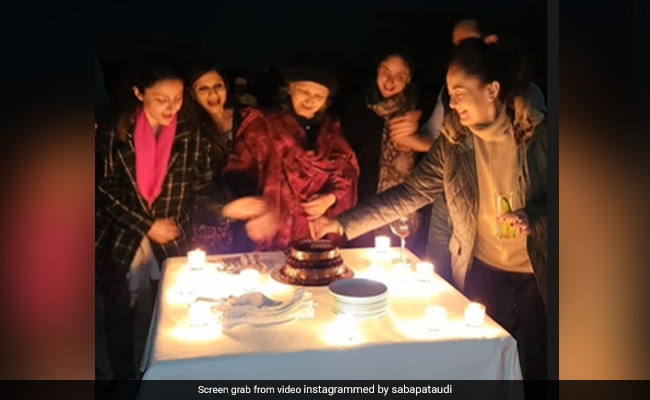 Inside Sharmila Tagore's Birthday Celebrations With Kareena Kapoor, Saif Ali Khan And Family