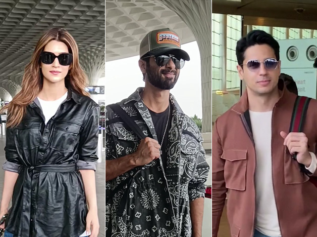 Airport Style Done Right, Featuring Kriti, Shahid And Sidharth