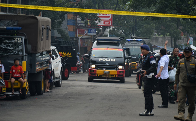 2 Killed, 8 Injured In Suspected Suicide Bombing At Indonesia Police Station
