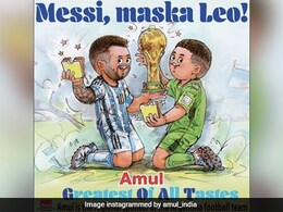 FIFA World Cup 2022: Amul Celebrates Argentina's Win With Lionel Messi Topical