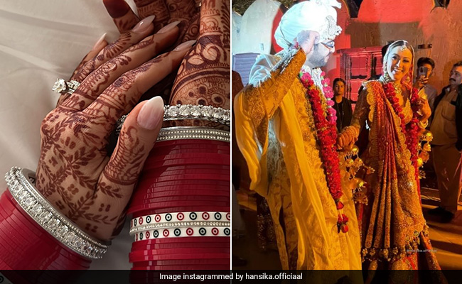 Hansika Motwani Shares Pic From Wedding - See Her Bridal Mehendi Inside