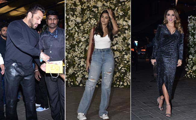 Pics - Salman Khan's Birthday Party With Iulia Vantur, Pooja Hegde And Others
