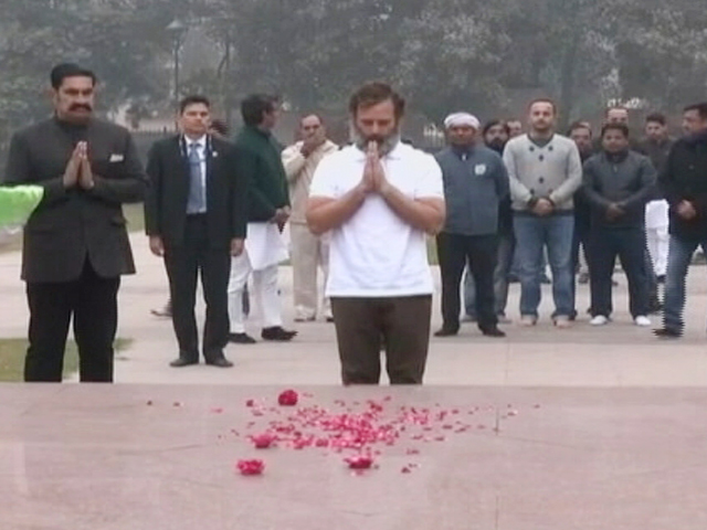 Row Over Rahul Gandhi's Visit To Atal Bihari Vajpayee's Samadhi