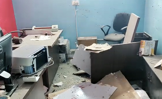 Karnataka Courier Shop Owner Injured After Mixer Inside Package Explodes