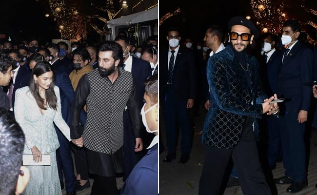 At Anant Ambani-Radhika Merchant's Engagement Party, Ranbir Kapoor-Alia Bhatt, Ranveer Singh And Others