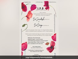 Maharashtra Doctor Couple's Stock Market-Inspired Wedding Card Goes Viral Maharashtra Doctor Couple's Stock Market-Inspired Wedding Card Goes Viral