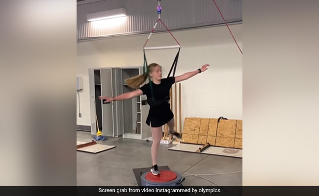 This Figure Skater Spins At Such A Fast Pace That It Will Leave You Feeling Dizzy