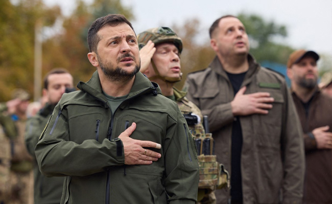 "Haven't Seen The Document Yet": Ukraine's Zelensky On China Peace Plan