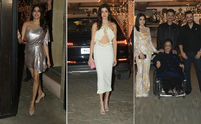 Pics: Inside Anil Kapoor's 66th Birthday Bash With Boney, Janhvi, Khushi, Shanaya, Farah Khan And Others