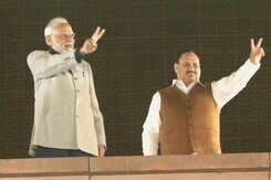 PM Modi Leads Big BJP Celebrations After Record Gujarat Win PM Modi Leads Big BJP Celebrations After Record Gujarat Win