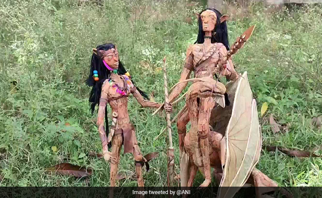 Puducherry Students Make <i>'Avatar'</i> Figurines Out Of Leaves And Coconut Shells. See Pics