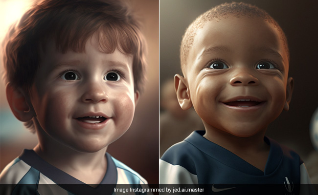 Artist Uses Artificial Intelligence To Recreate Football Stars As Toddlers. See Pics