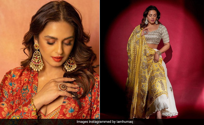 भीड़ से अलग दिखना चाहती हैं तो इस वेडिंग सीजन में Huma Qureshi के इन लुक्स को करें ट्राई, सबकी मिलेगी तारीफ