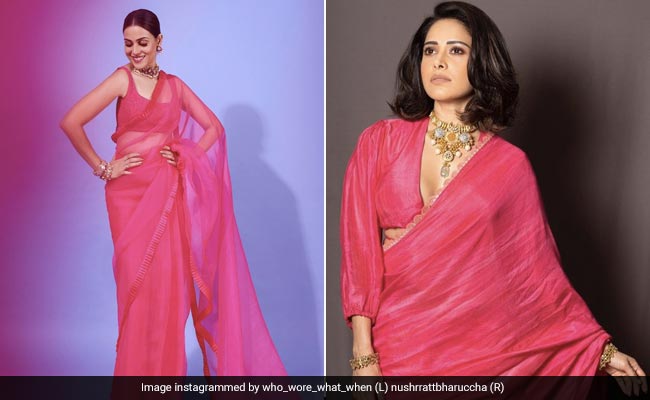Nushrratt Bharuccha, Genelia D'Souza And More Make Fuchsia The Hottest Wedding Season Colour