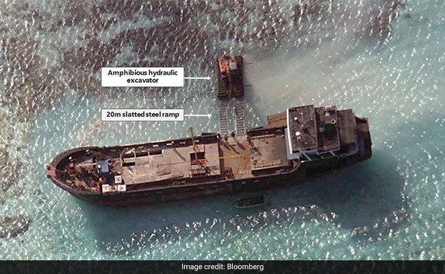 In Satellite Pics, Proof Of China's Fresh Land Grab In South China Sea
