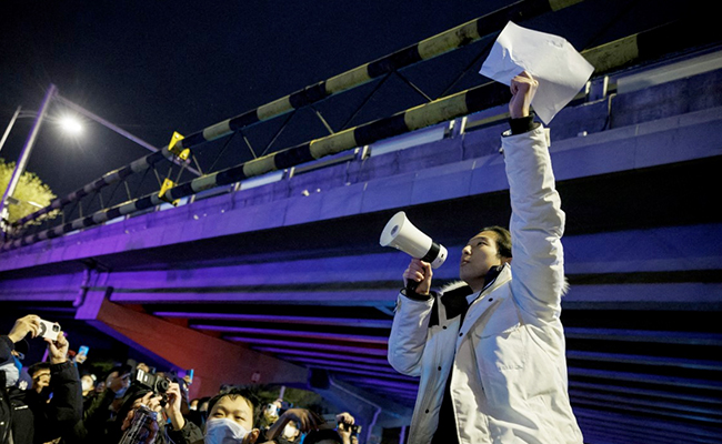 "Don't Get Too Riled Up": China Protests Covid Curbs But Fears Government Crackdown
