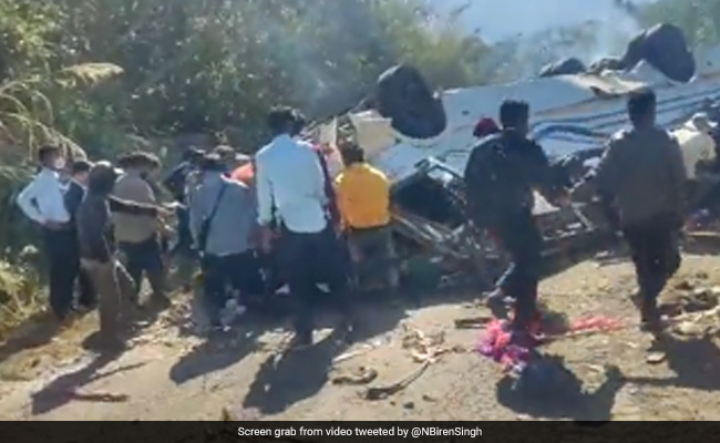 9 Killed, Several Critical As School Bus Overturns In Manipur
