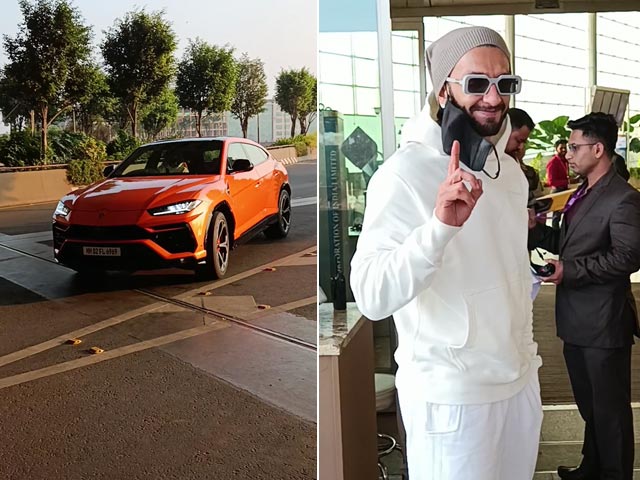 अभिनेता रणवीर सिंह इस अंदाज में मुंबई एयरपोर्ट पर हुए स्पॉट