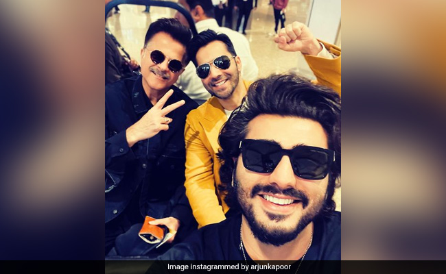 Arjun And Anil Kapoor, Varun Dhawan Fly Out Together For Holidays