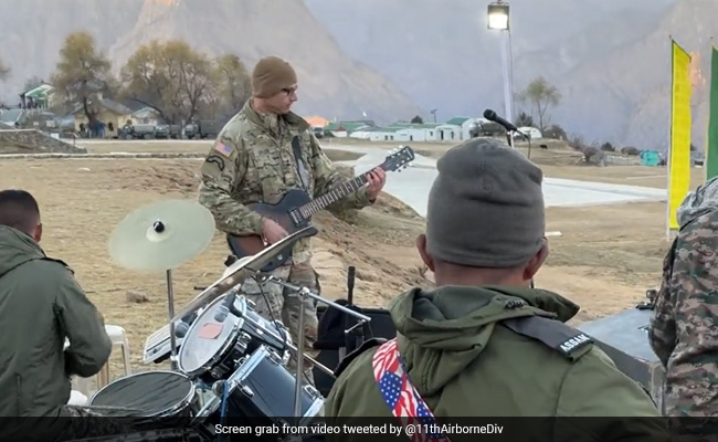 Video: General On Lead Guitar, Indian And US Soldiers Rock To Hit Nirvana Song Smells Like Teen Spirit
